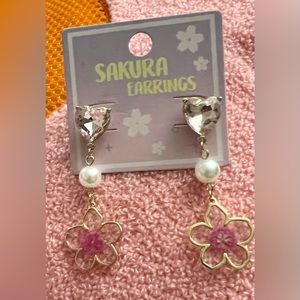 Magical flower earrings